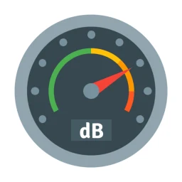 噪音計：分貝 dB 測量儀 图标